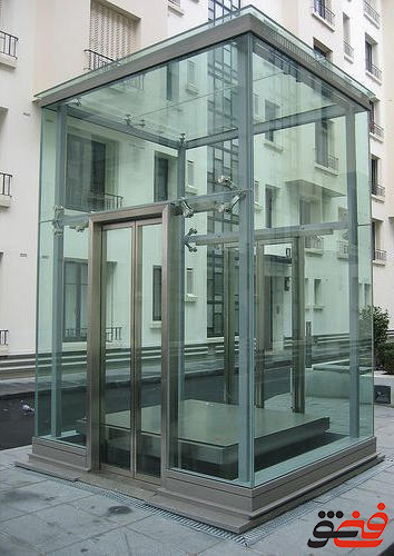 آسانسور-شیشه-پانارومیک-آسانسور-هیدرولیک